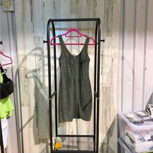 Elegant Olive Green Women's Dress